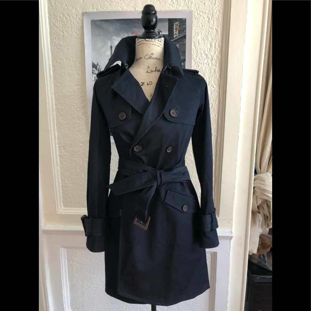 NEW! Club Monaco jacklyn trench - demin -Size XS
